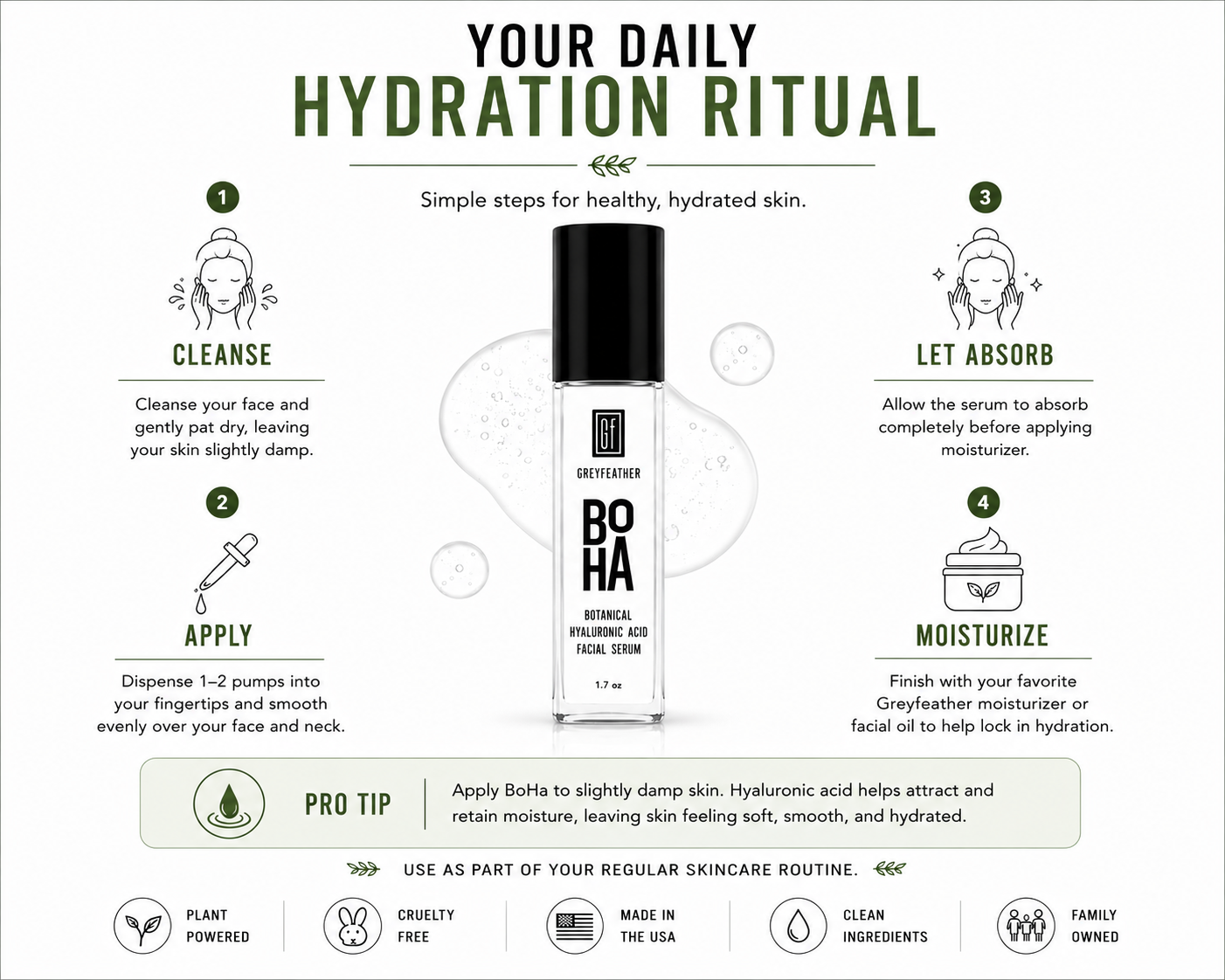 BoHa™ Botanical Hyaluronic Acid Serum