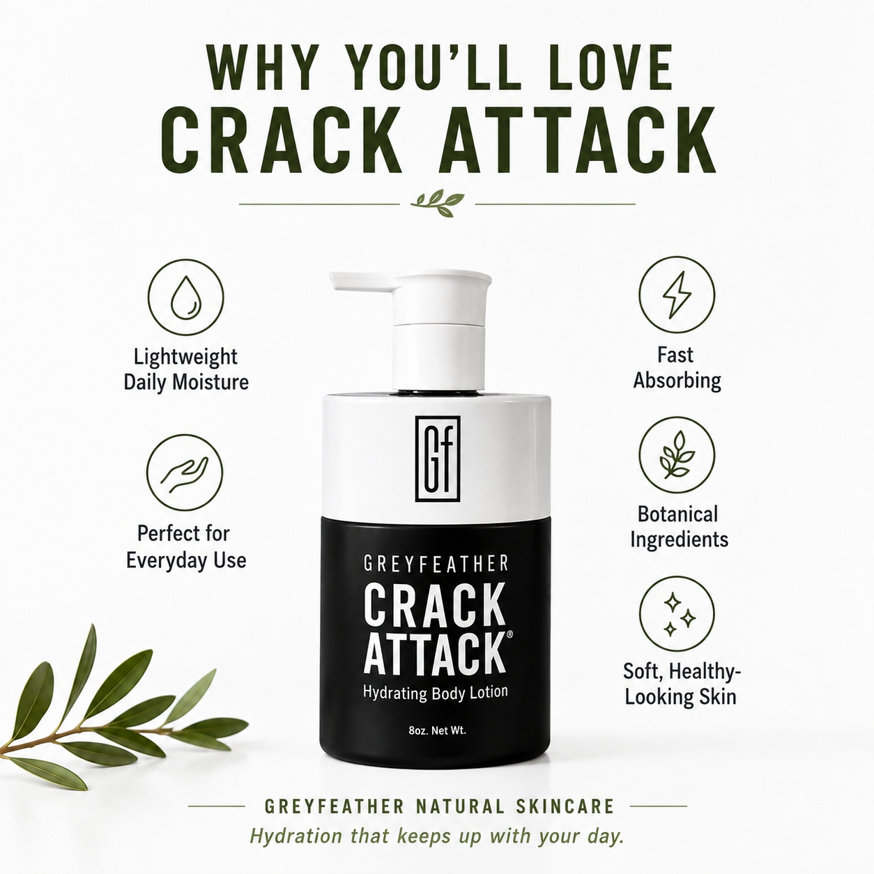 Crack Attack Hydrating Body Lotion